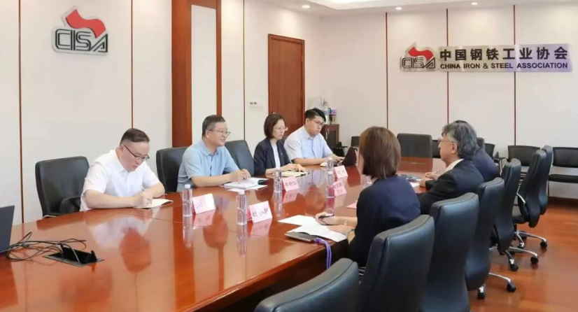 李毅仁会见日本制铁中国总代表金久保龙治一行