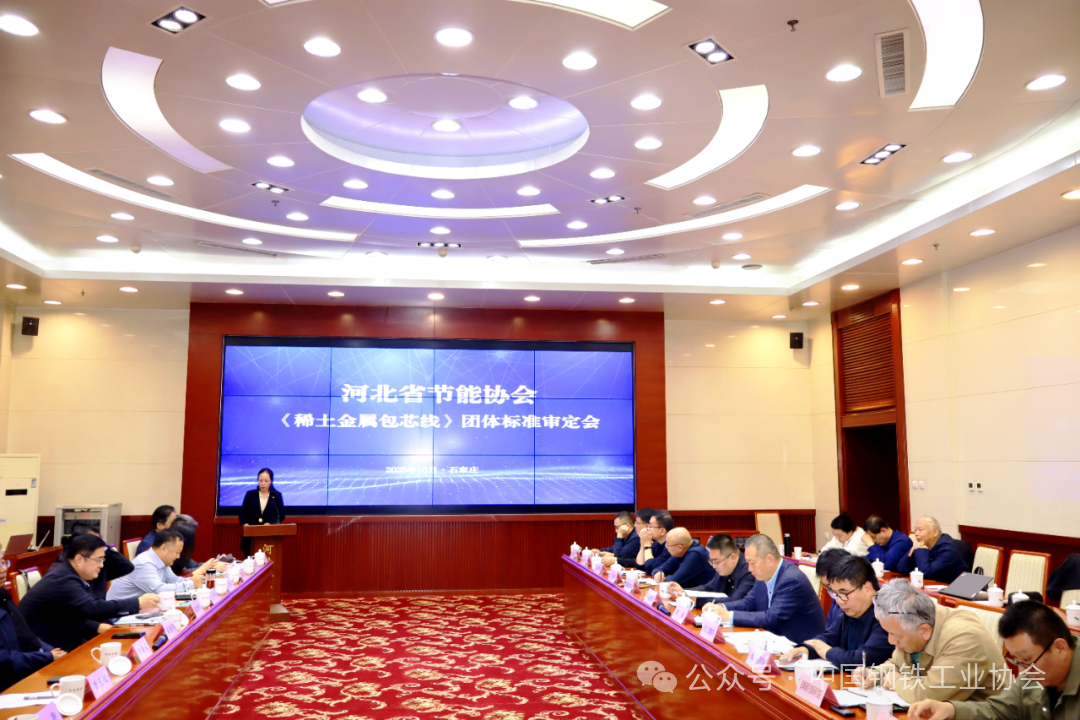 《稀土金属包芯线》团体标准审定会在石家庄举办